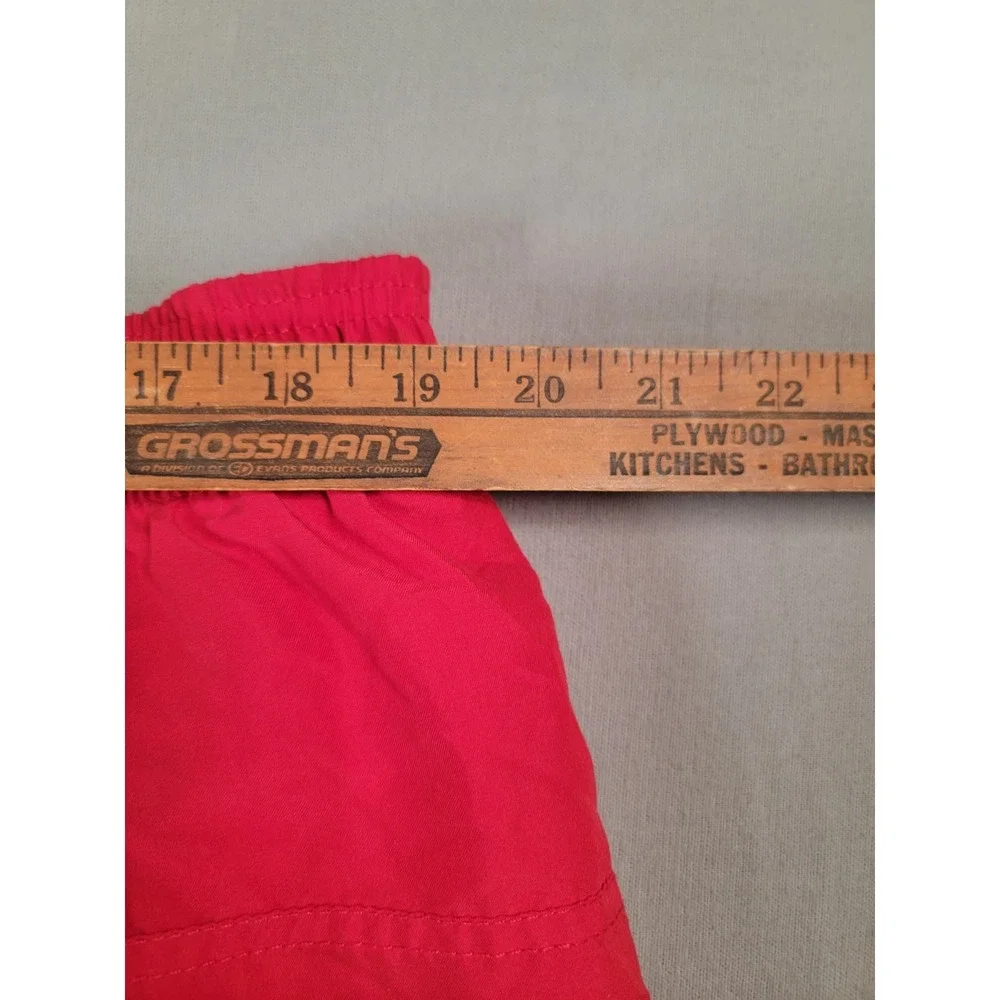 Speedo Swim Trunks Mens XL Red Board Shorts Volley Mesh Lined Cargo Pocket